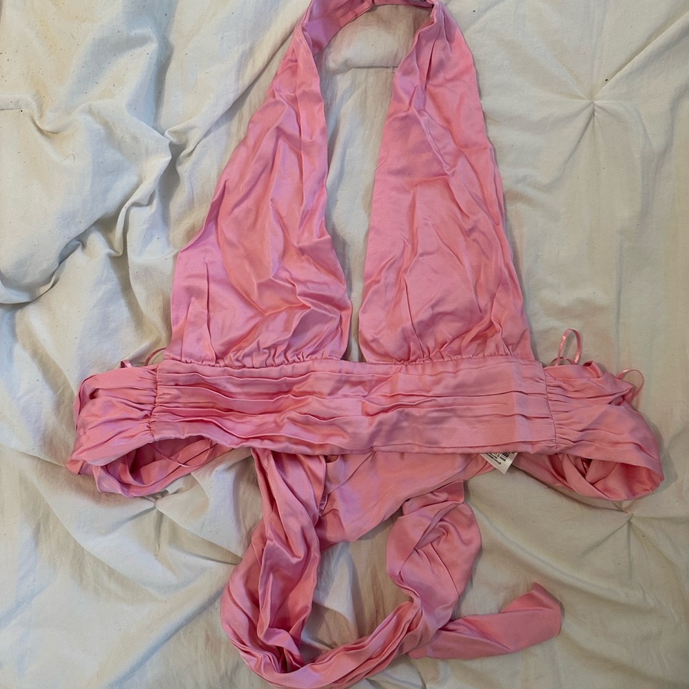 Zara Pink Crop Top